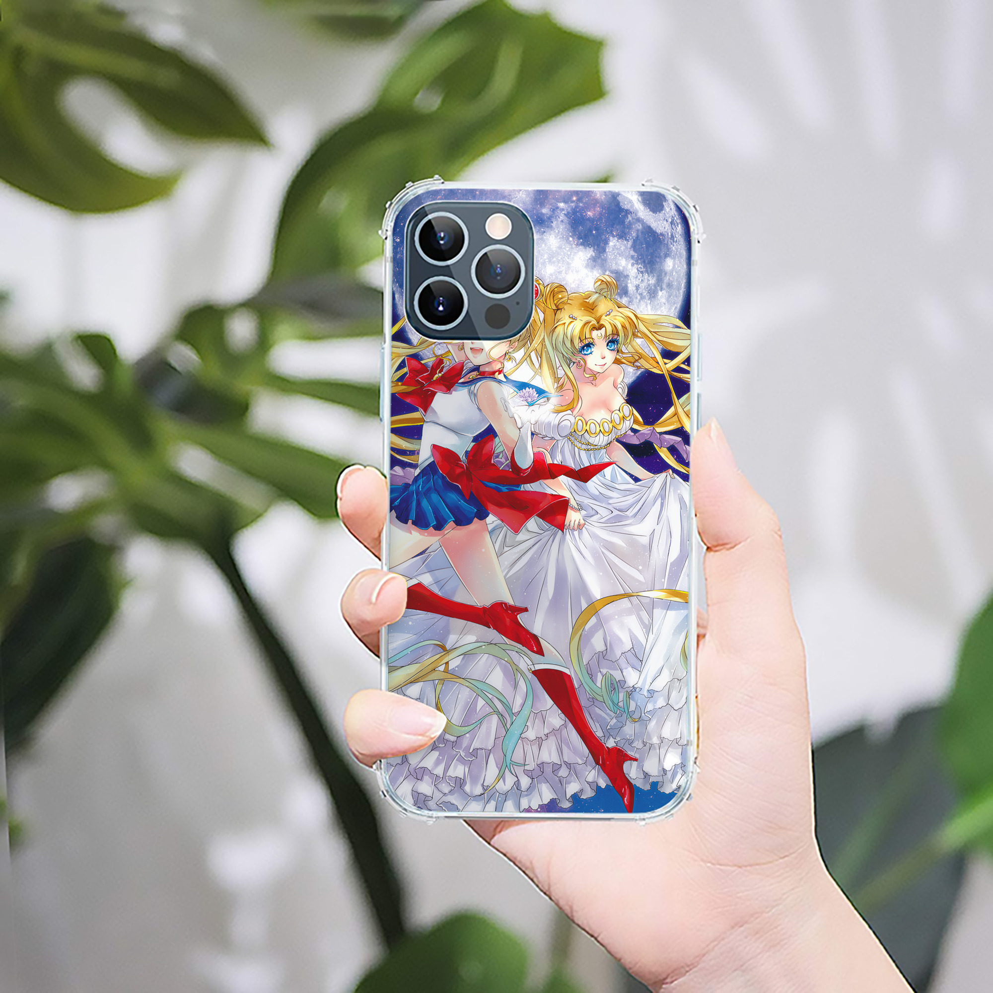 （画像用） 美少女戦士セーラームーン Sailor Moon 【iPhone 12シリーズ対応】透明スマホケース（クリアソフトケース）